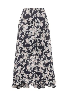 LOST INK  PRINTED MAXI SKIRT