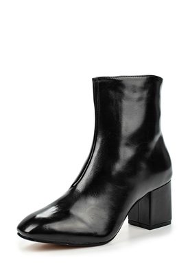 LOST INK  DUSTY MID BLOCK HEEL ANKLE BOOT