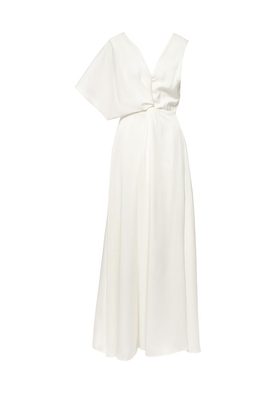 LOST INK  THE WARDROBE- CORDELIA CLEAN ASYMETRIC BRIDAL DRESS